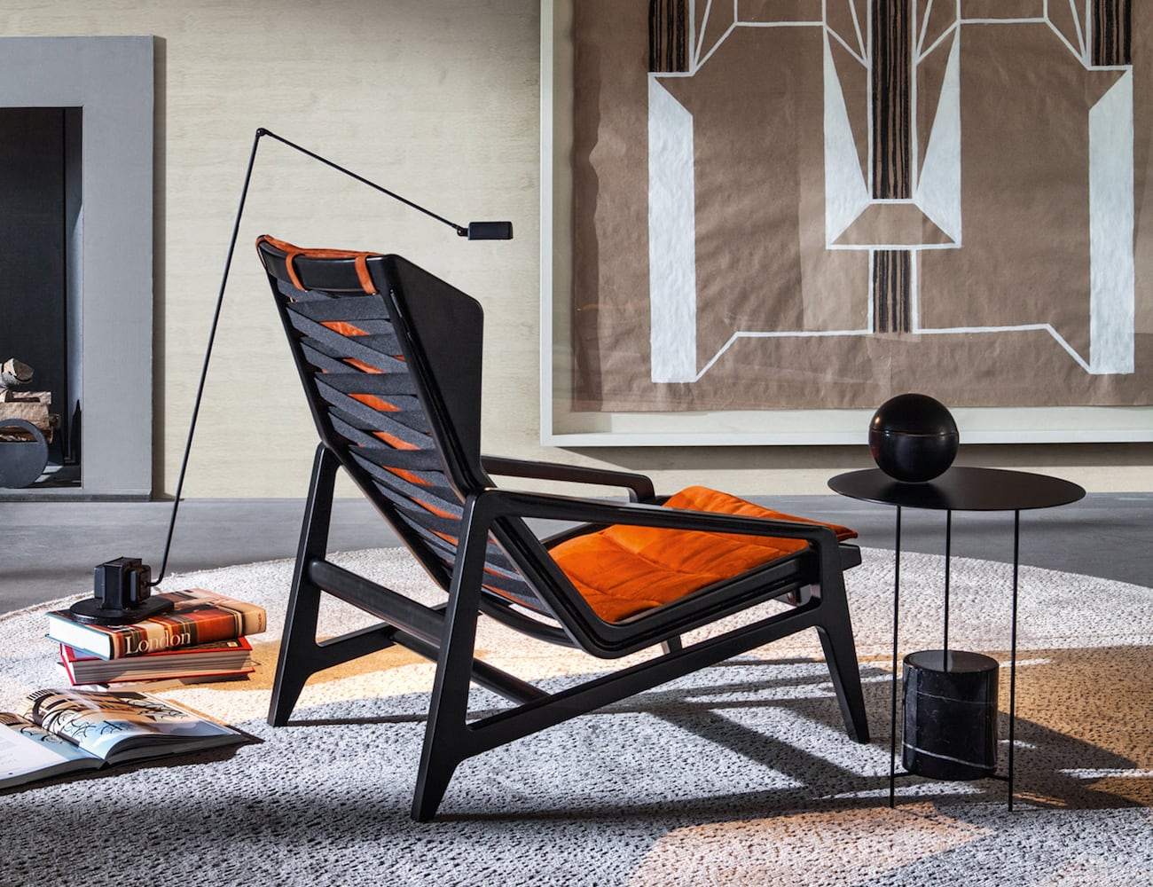 Armchair，Home Furnishing，wooden ，chair，Gio Ponti，