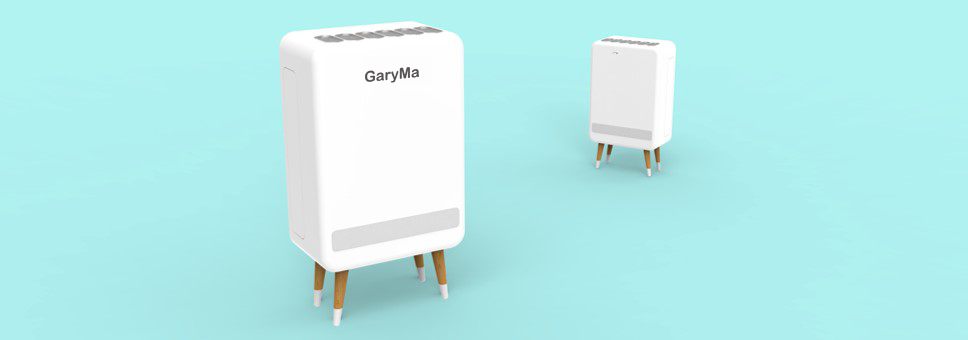 Intelligent Xiaobai household fresh air system，