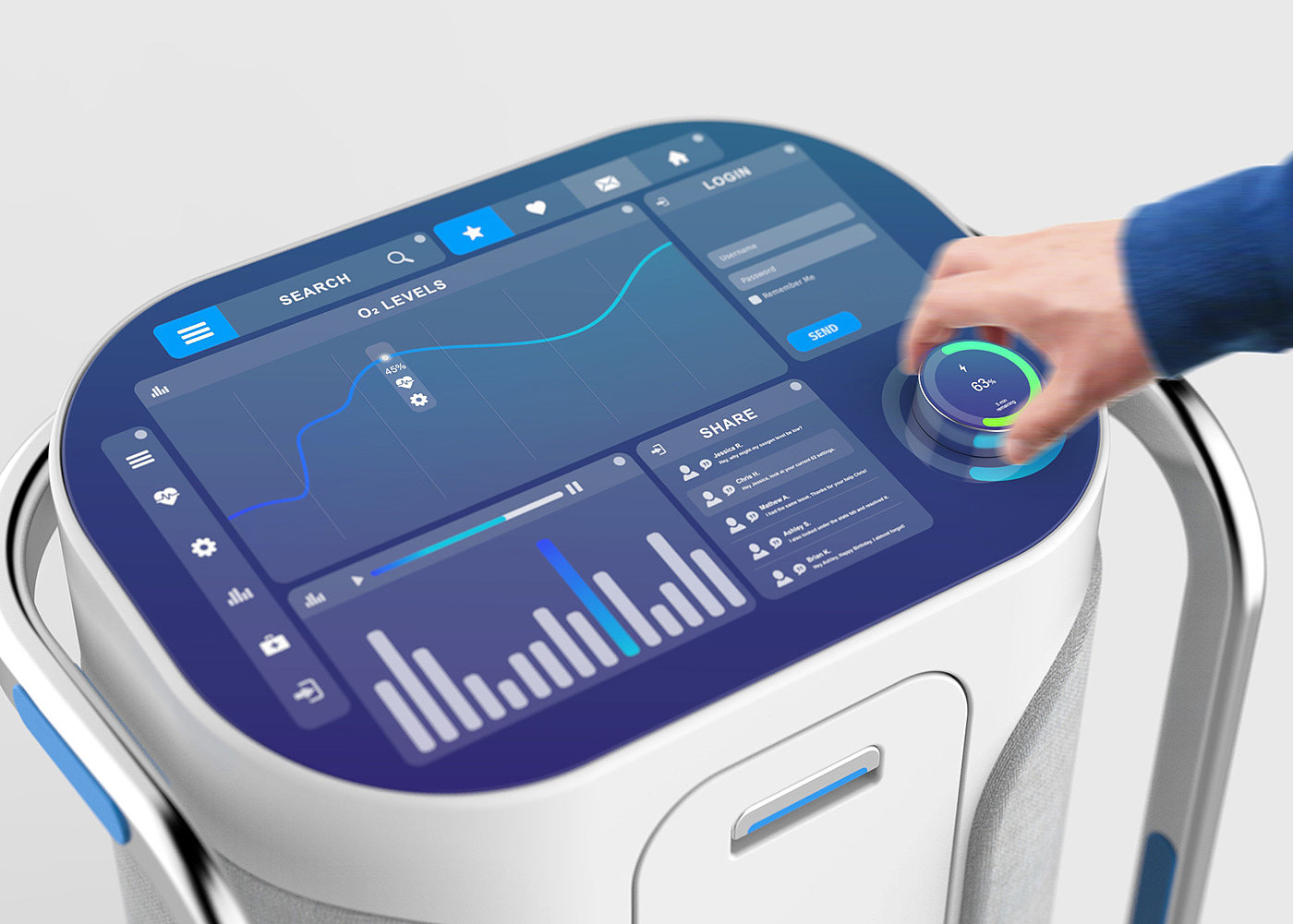 medical care，Equipment for detecting respiratory diseases，LIV | Health Hu，