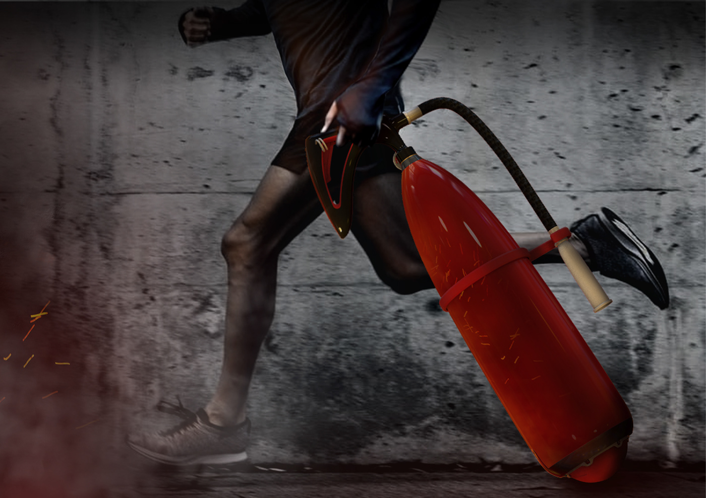 high-capacity，Single wheel fast rotation，Fire Extinguisher，ELEPHANT BALL，