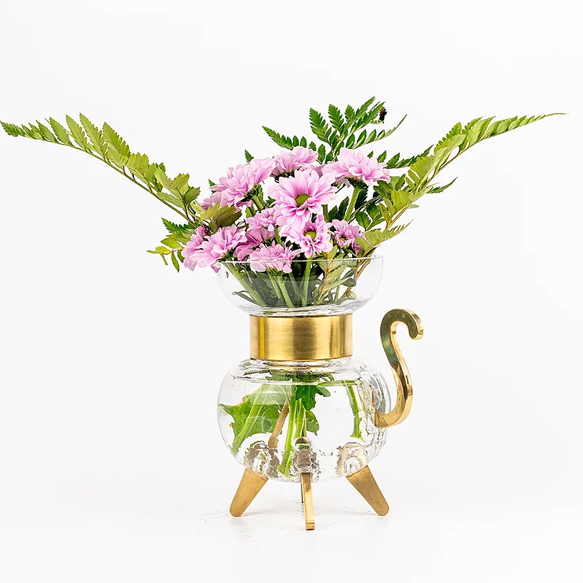 brass，container，Glass，
