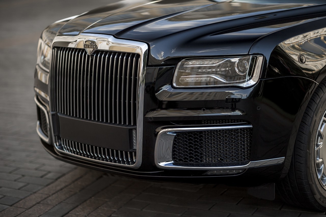 vehicle，Russia，Senate Aurus，luxury，black，