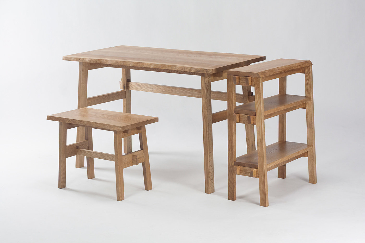 KUMIKI，furniture，Collection，日本，木质，桌凳，榫卯，