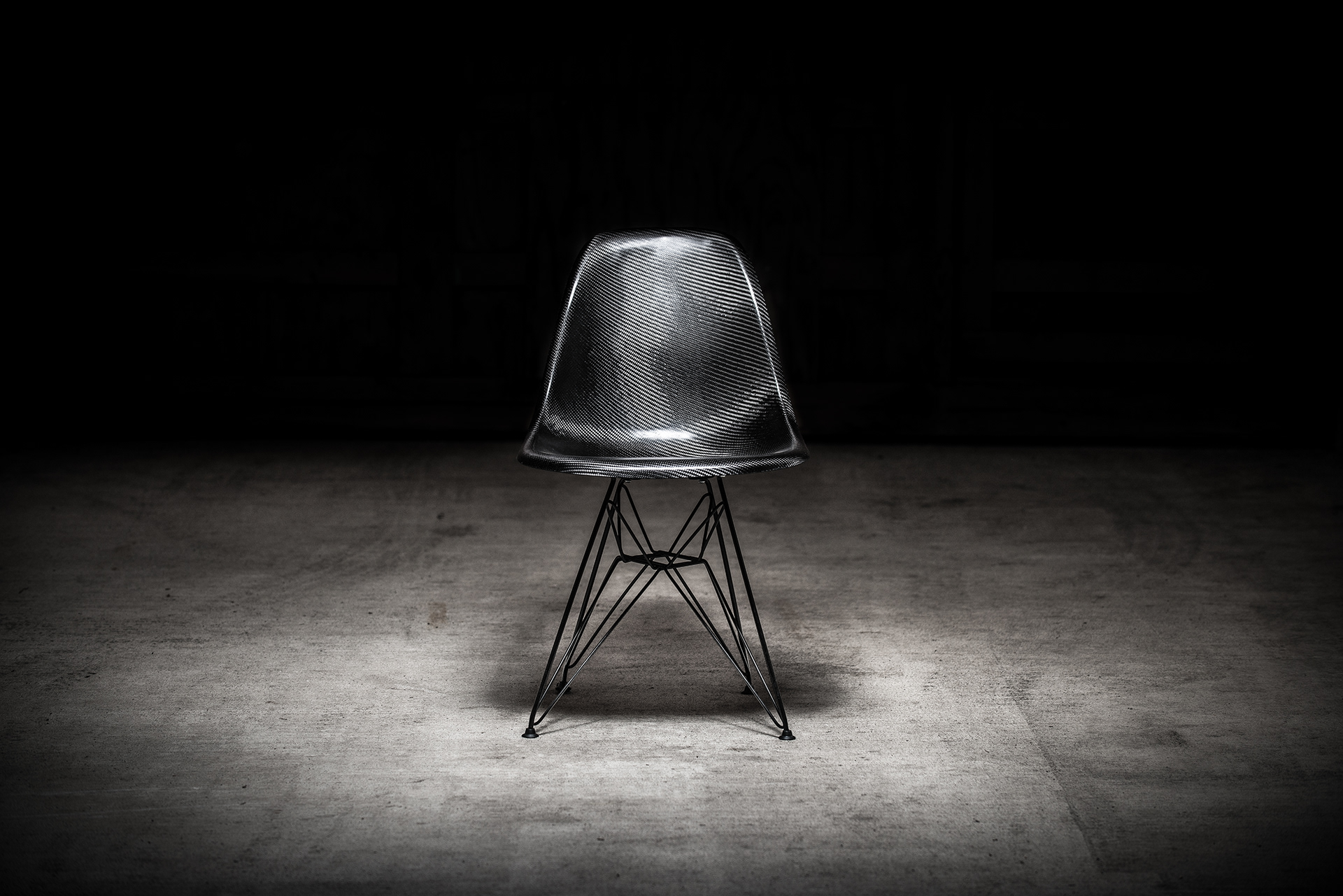 Carbon Eames，carbon fibre，black，furniture，