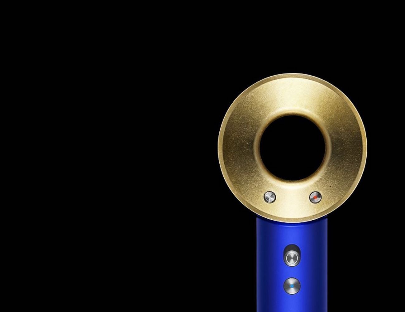 Dyson，Golden hair dryer，blue，