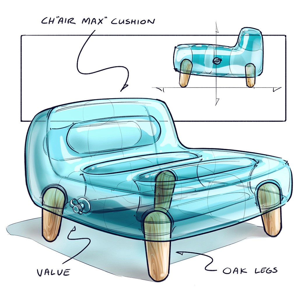 sketch，furniture design ，NICHOLAS BAKER，