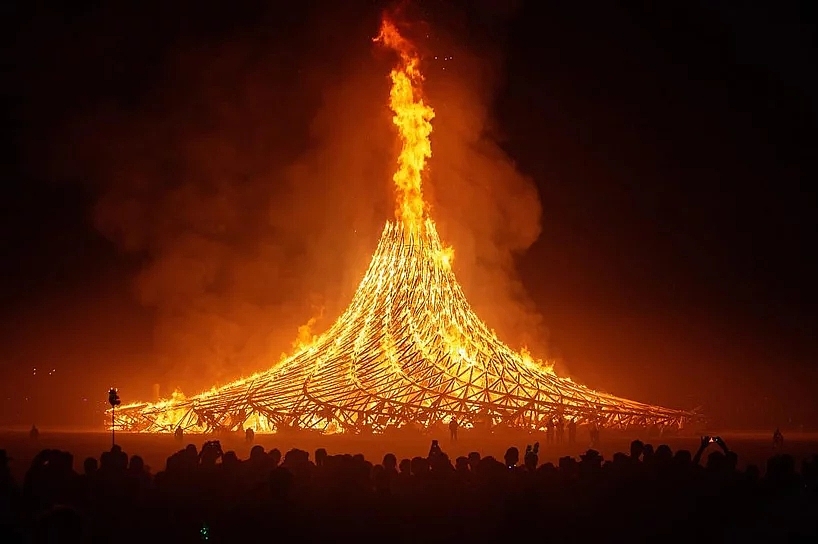 2018火人节，burning man，照片，黑岩城，