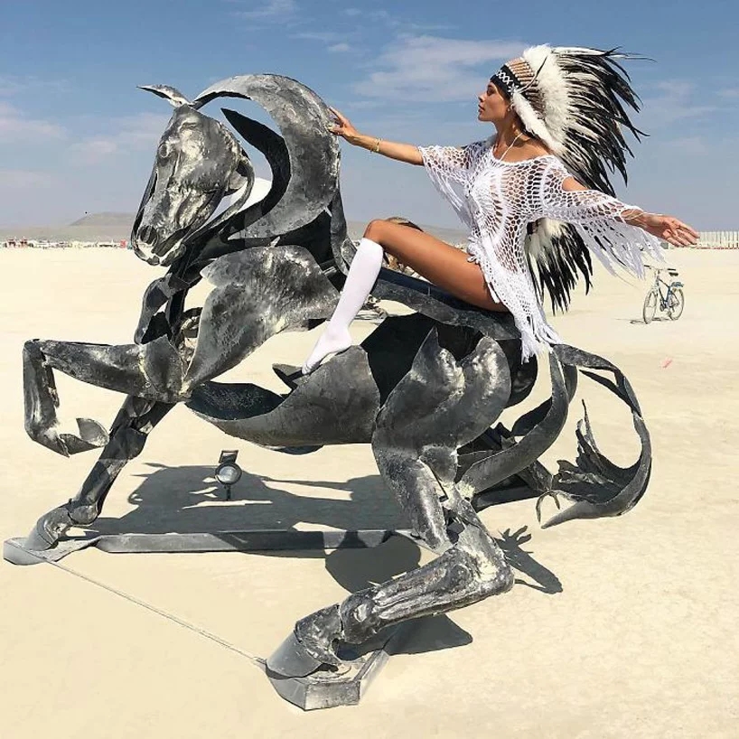 2018 burning man festival，burning man，Photo，Black Rock City，