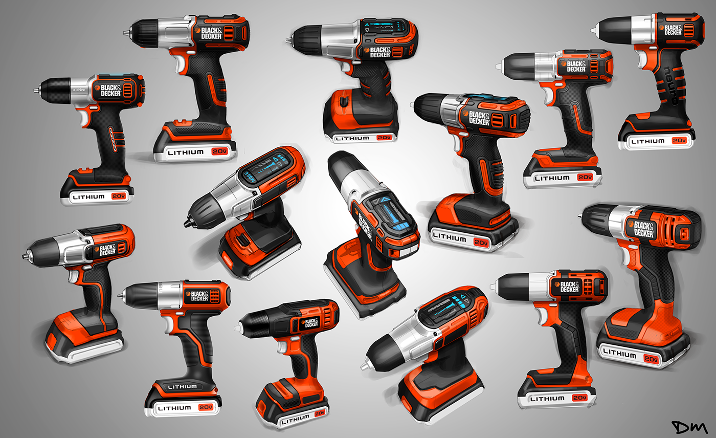 BLACK+ DECKER，black，Electric drill，AUTONCE，David Miller，