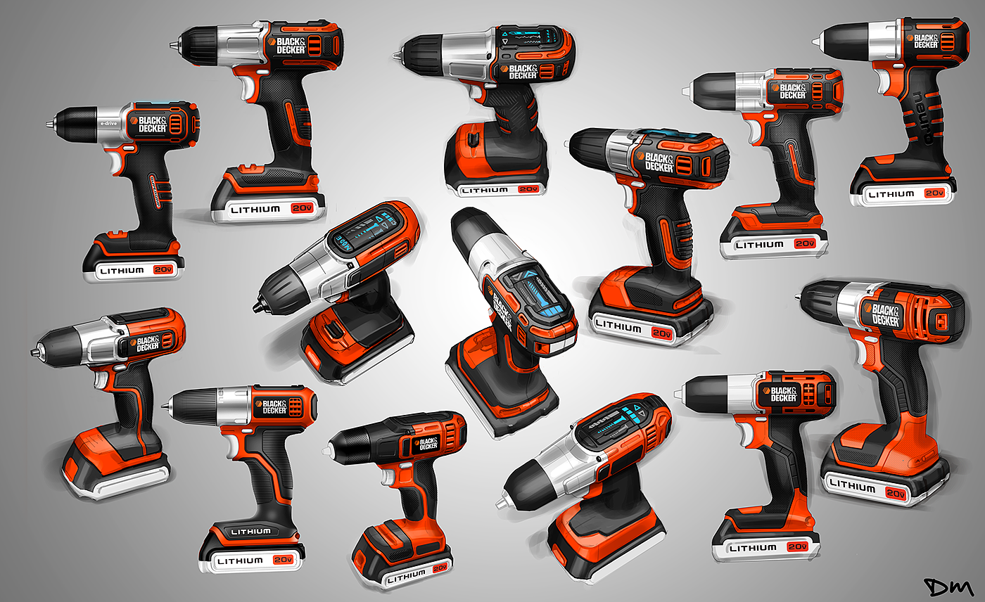 BLACK+ DECKER，黑色，电钻，AUTOSENSE，David Miller，