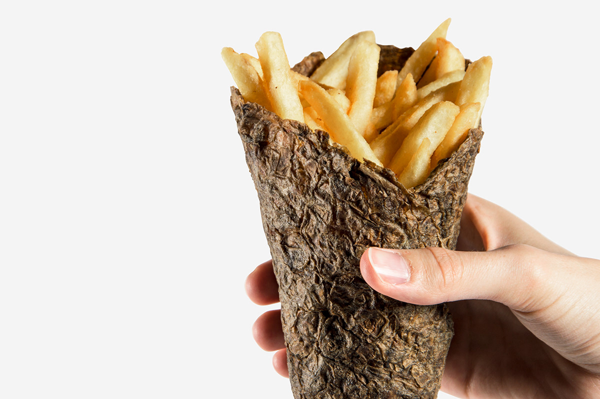 French fries packaging，packing design，Potato peel，