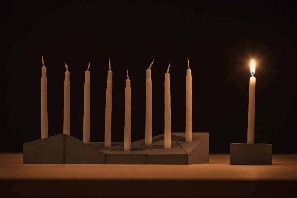 Cement prism，Multiple combinations，ornaments，Candlestick，