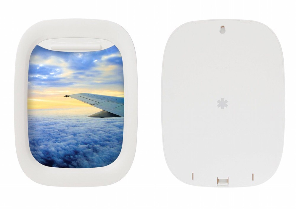 Aircraft window，Picture frame，Three frames，Hanging frame，white，