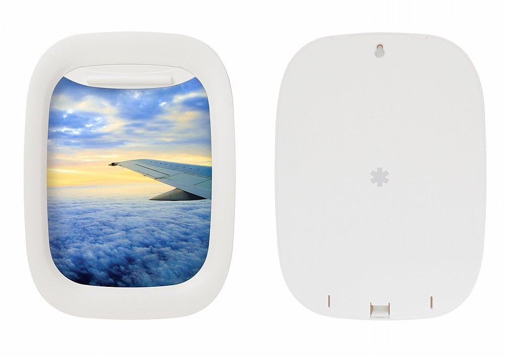 Aircraft window，Picture frame，Three frames，Hanging frame，white，
