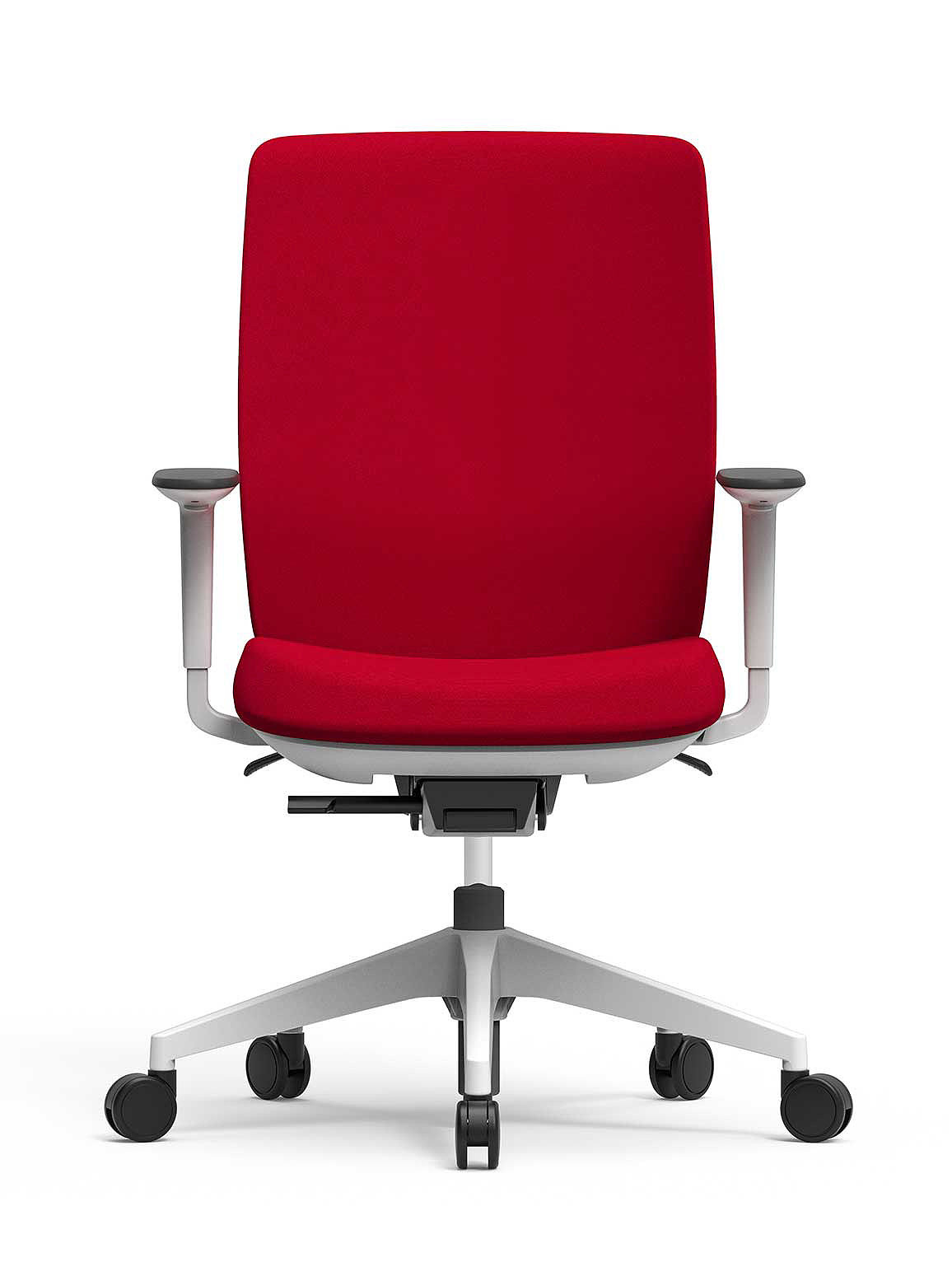 红色，办公椅，TRIM，