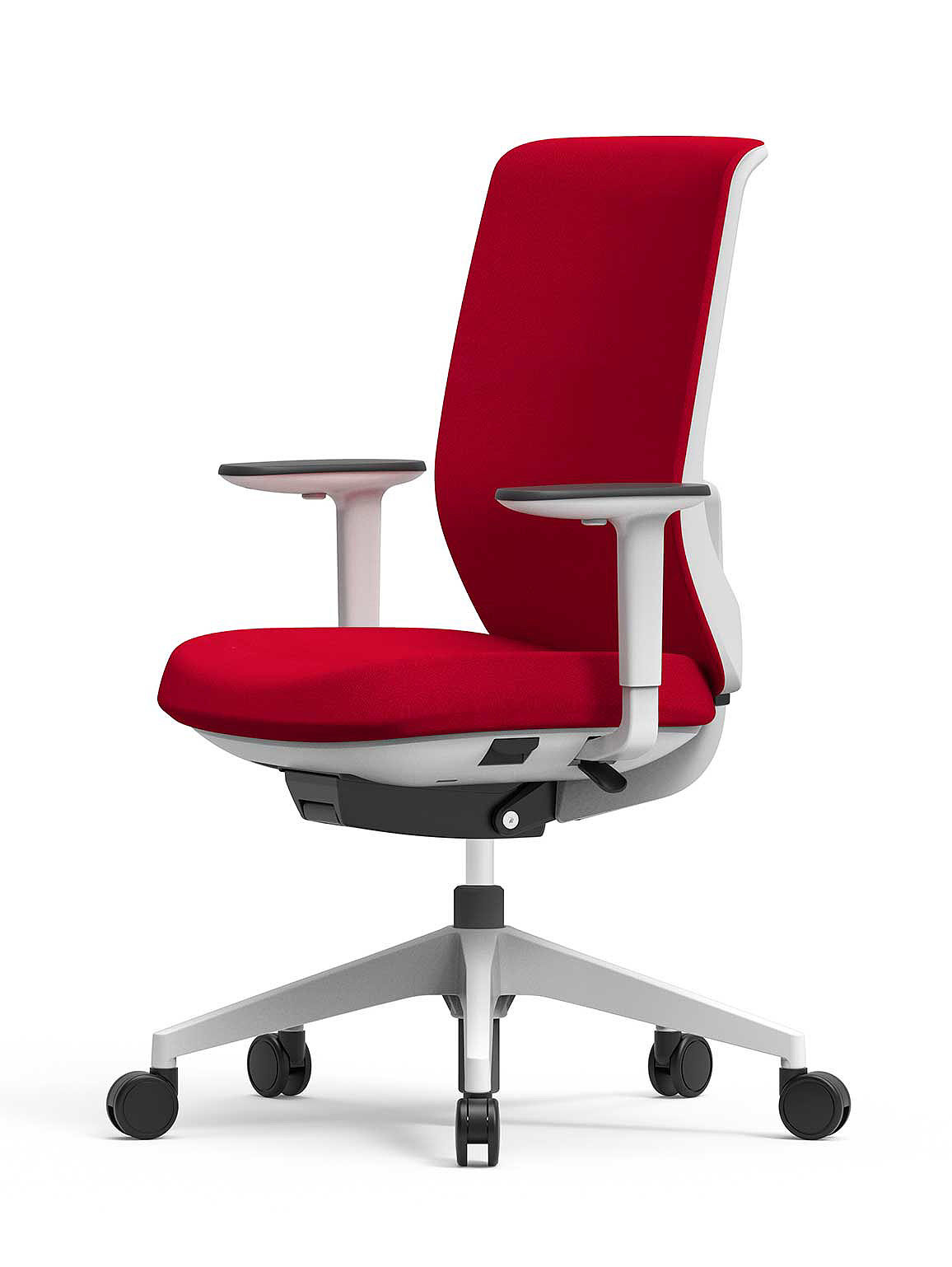 红色，办公椅，TRIM，