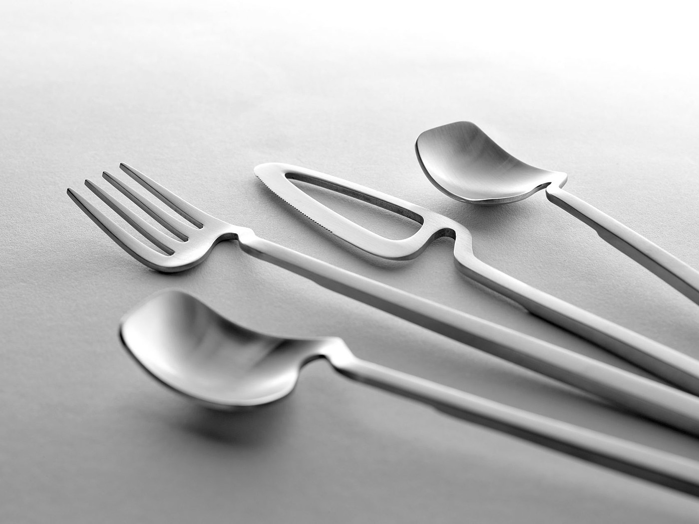 雕刻，刀叉，勺子，餐具，Skelton，