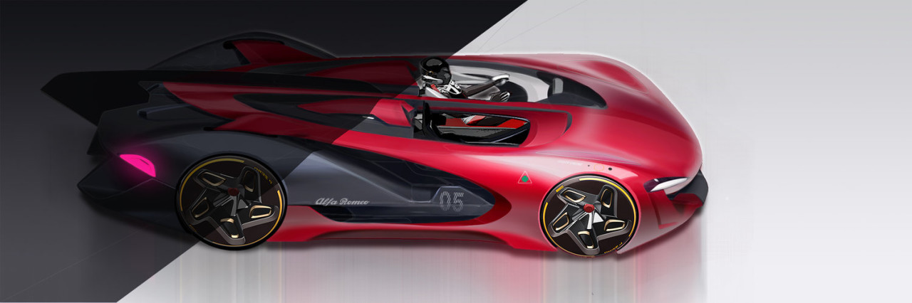 alpha，Thank you，Alpha Romeo，Concept Car，vehicle，