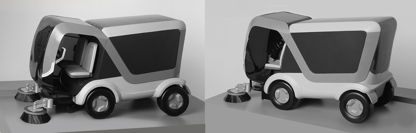 Tom Cool，vehicle，Sweeper，Cleaning car，