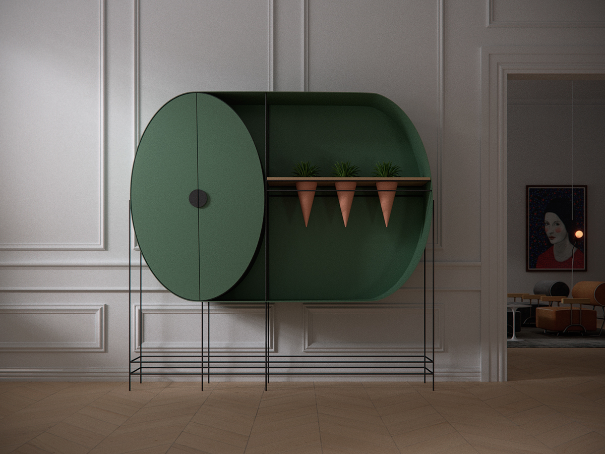 furniture，Design，wardrobe，Dubchak Dima，