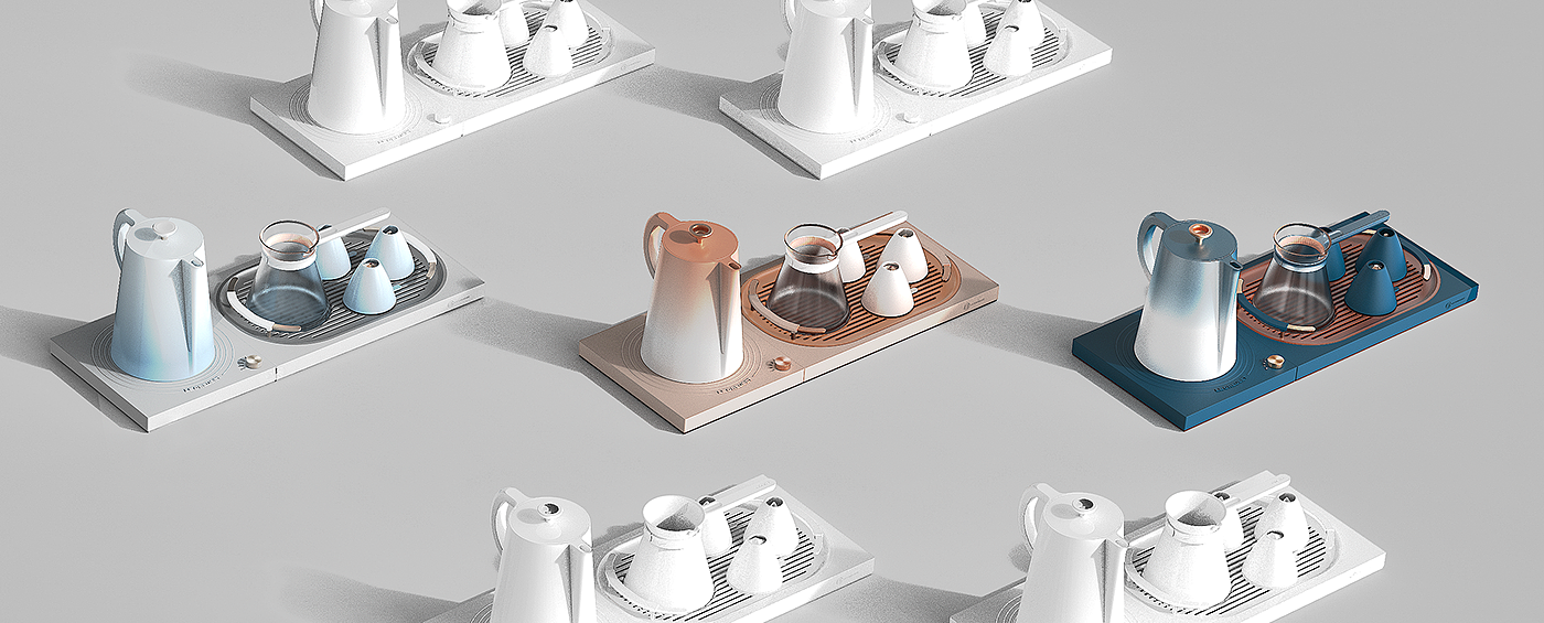 Coffee pot，industrial design，product design，PDF HOUSE，