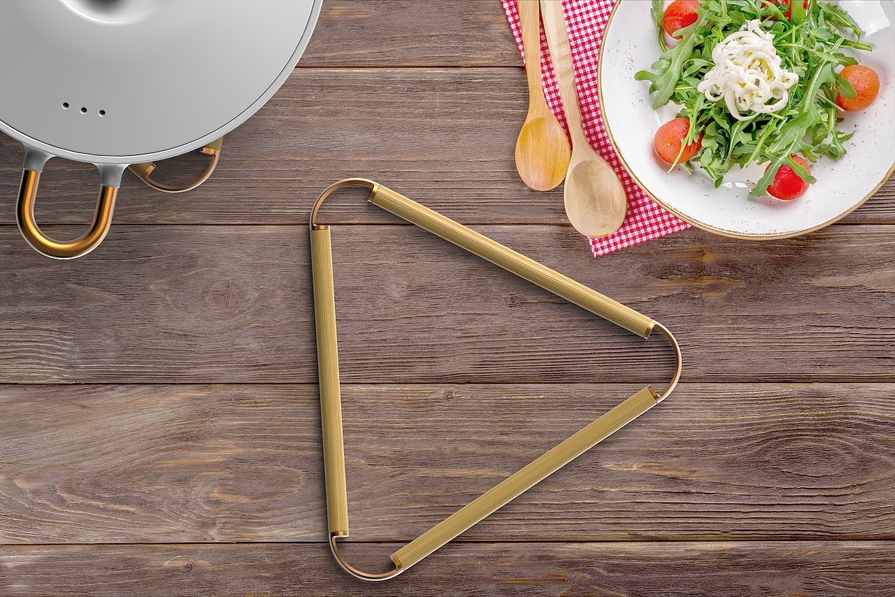 wok stand，Insulation pad，Home Furnishing，Kitchenware，pot，tableware，Bamboo，Metal，Bamboo pot mat，copper，Bamboo Angle，Bamboo，literature，life，Anti scalding，dissipate heat，constitute，esthetics，