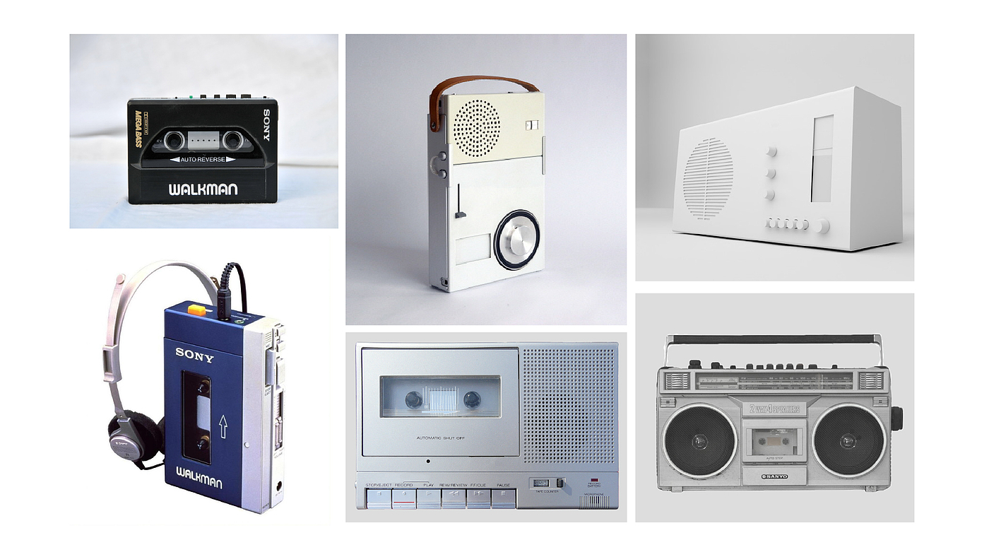 product design，Bluetooth Speaker ，cassette speake，