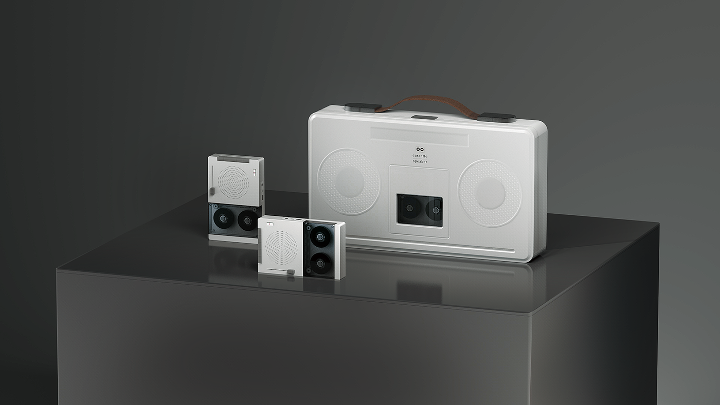 product design，Bluetooth Speaker ，cassette speake，