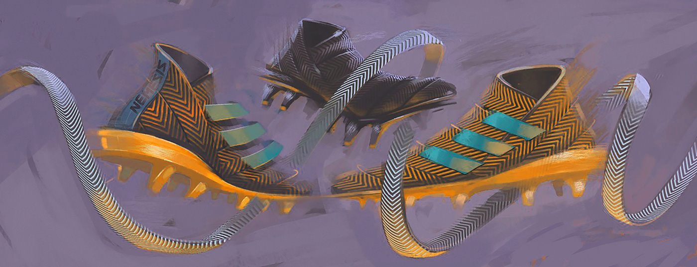 product design，industrial design，fashion，Soccer shoes，adidas，