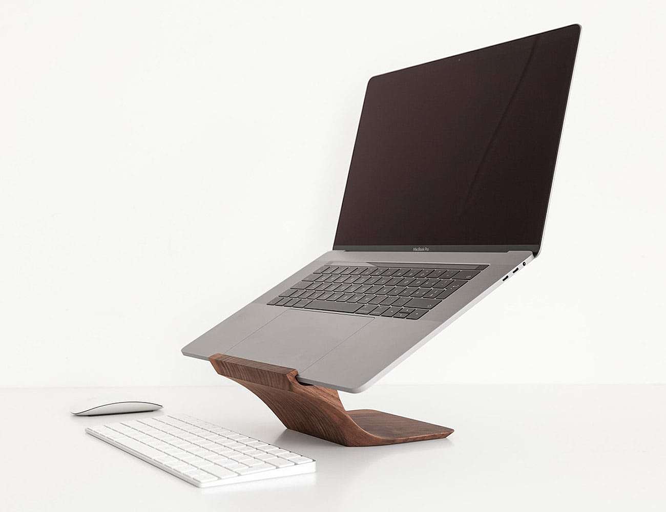 product design，industrial design，Ergonomics，stable，solid wood，Computer stand，