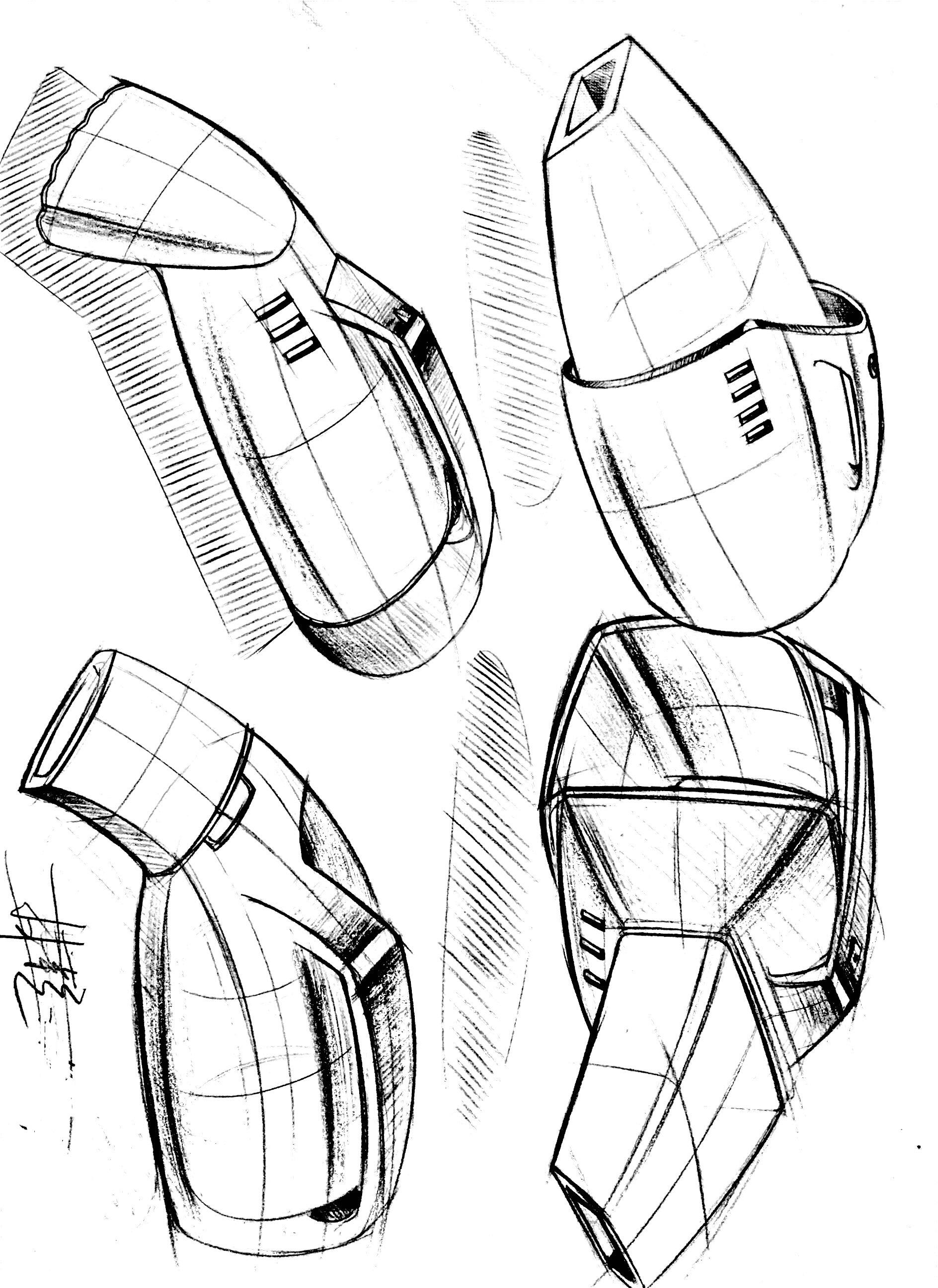 Color lead line draft，