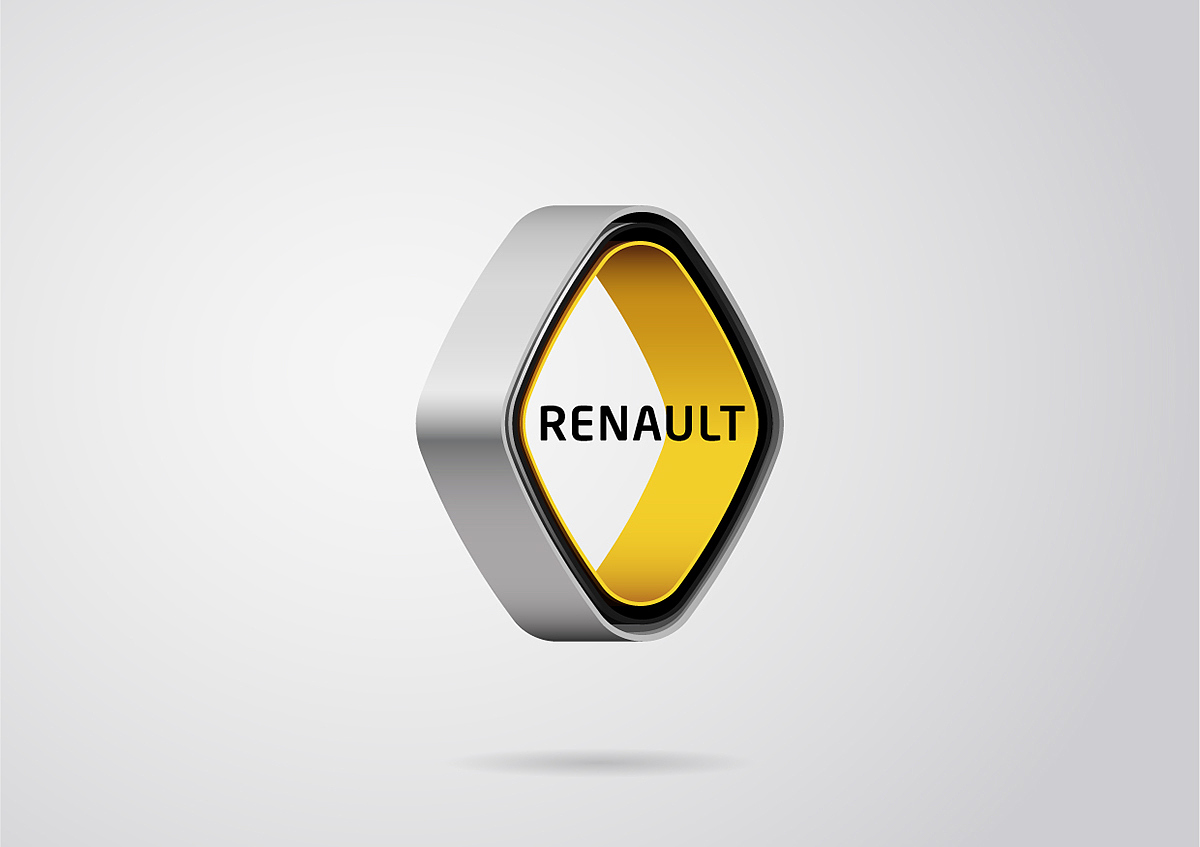 雷诺汽车标，法国，Diamond is Cubi，Renault，