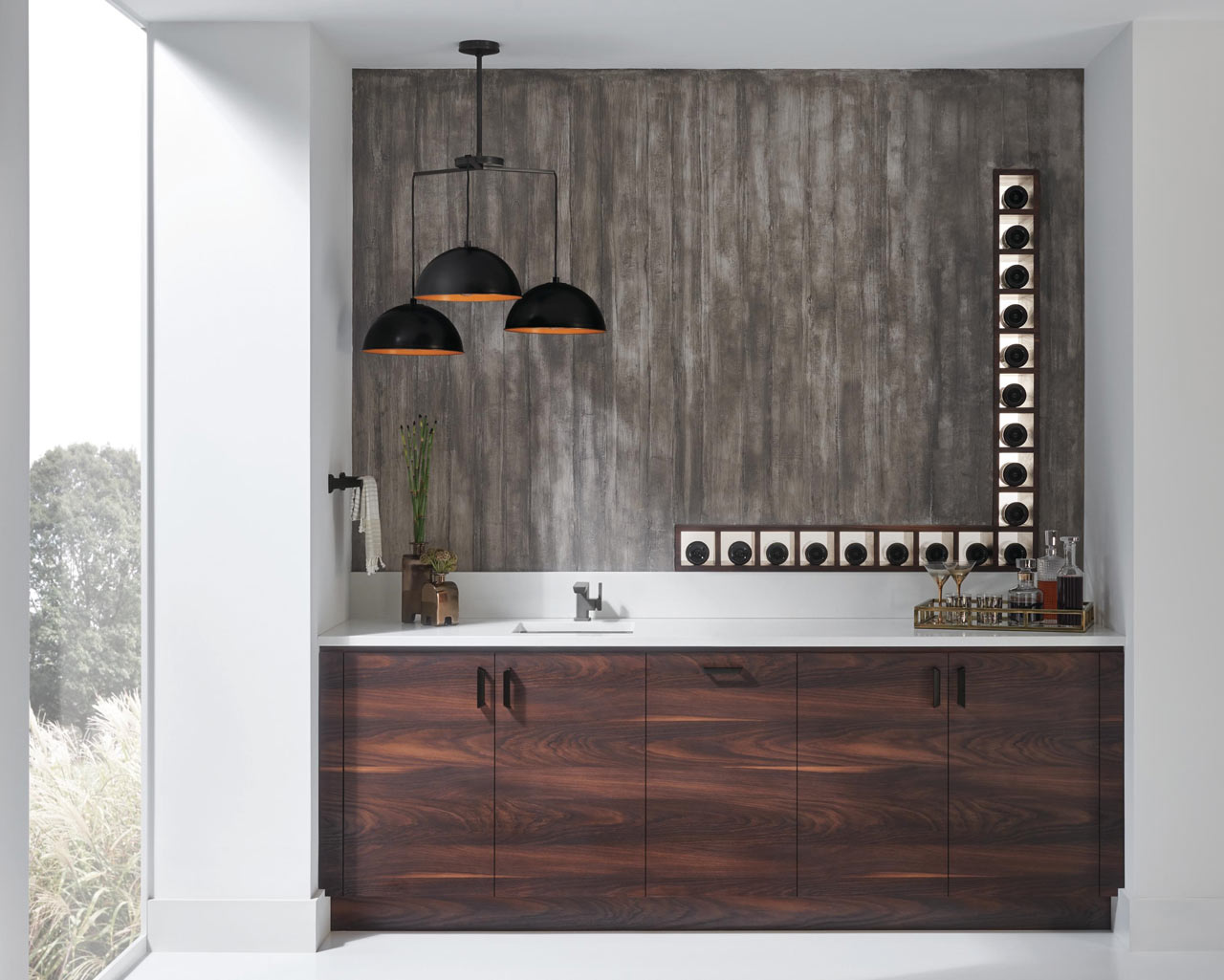 water tap，concrete，Brizo Vettis，