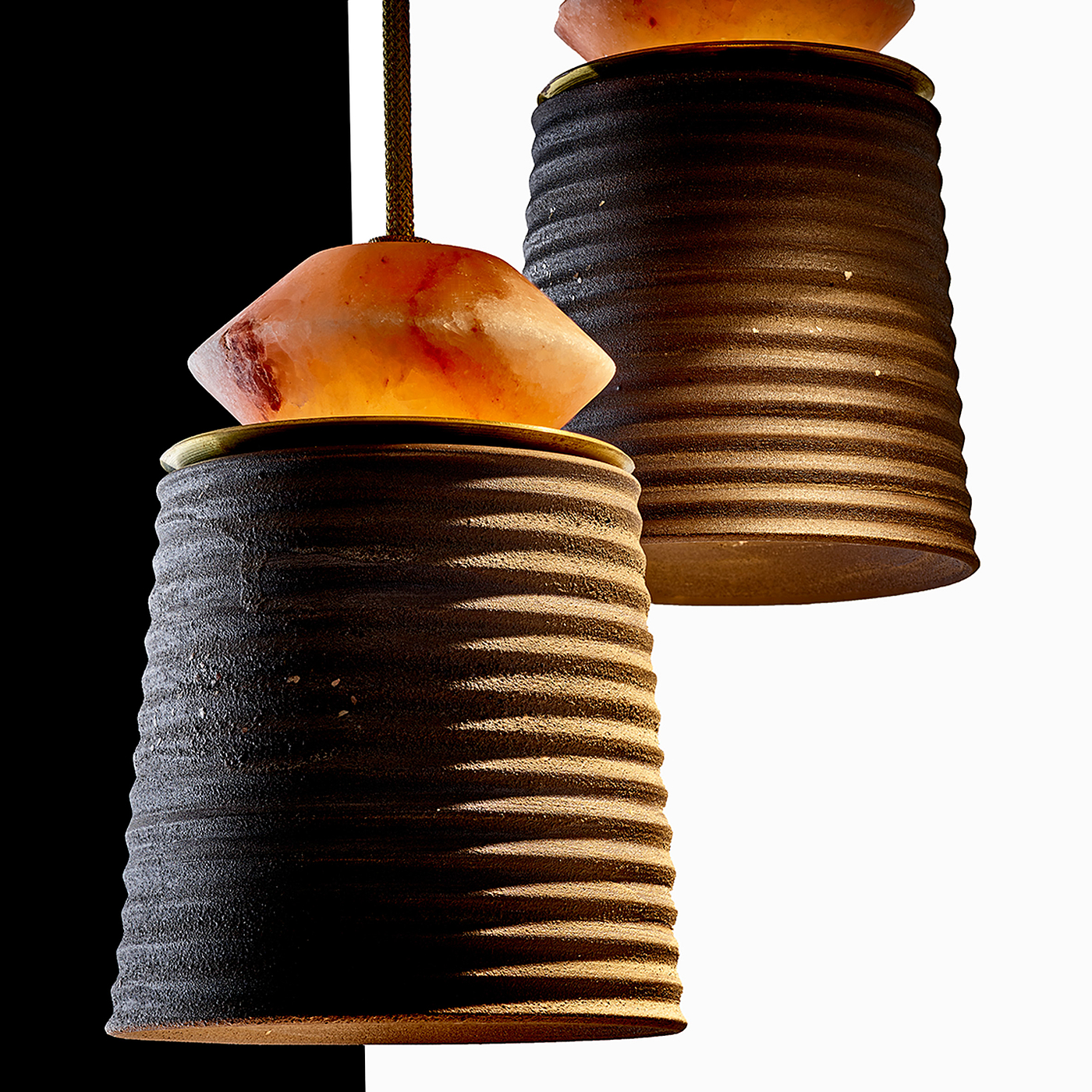 Brave Matter，ceramics，brass，lighting，
