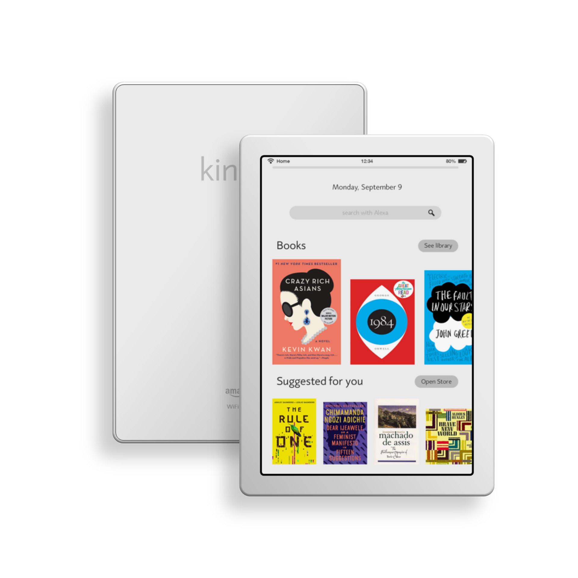 概念设计,kindle 9,acep e-ink,amazon kindle,电子书,智能