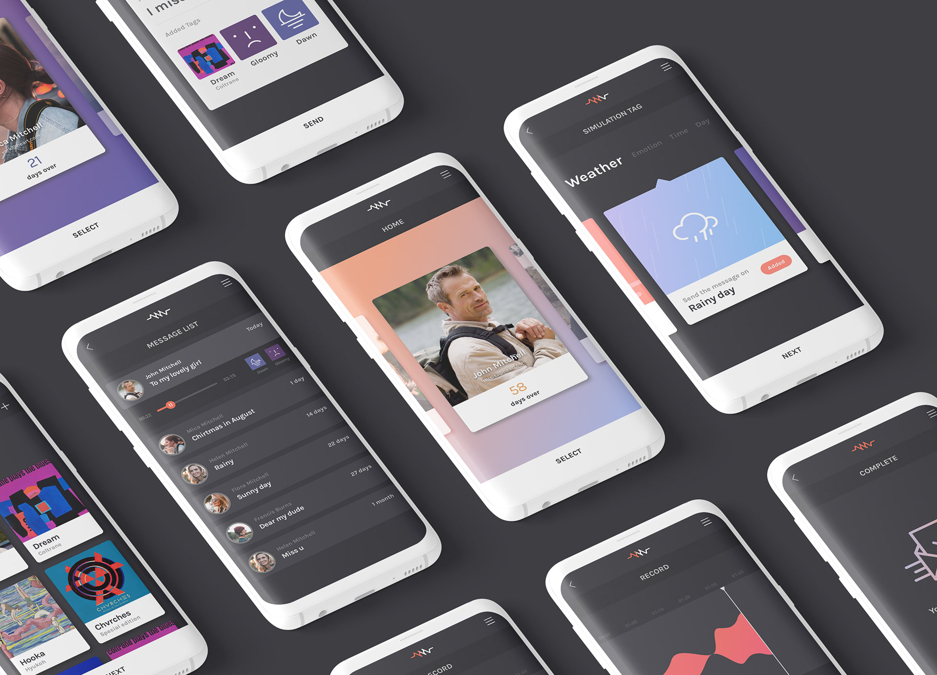 Heart Hz，intelligence，UI design，