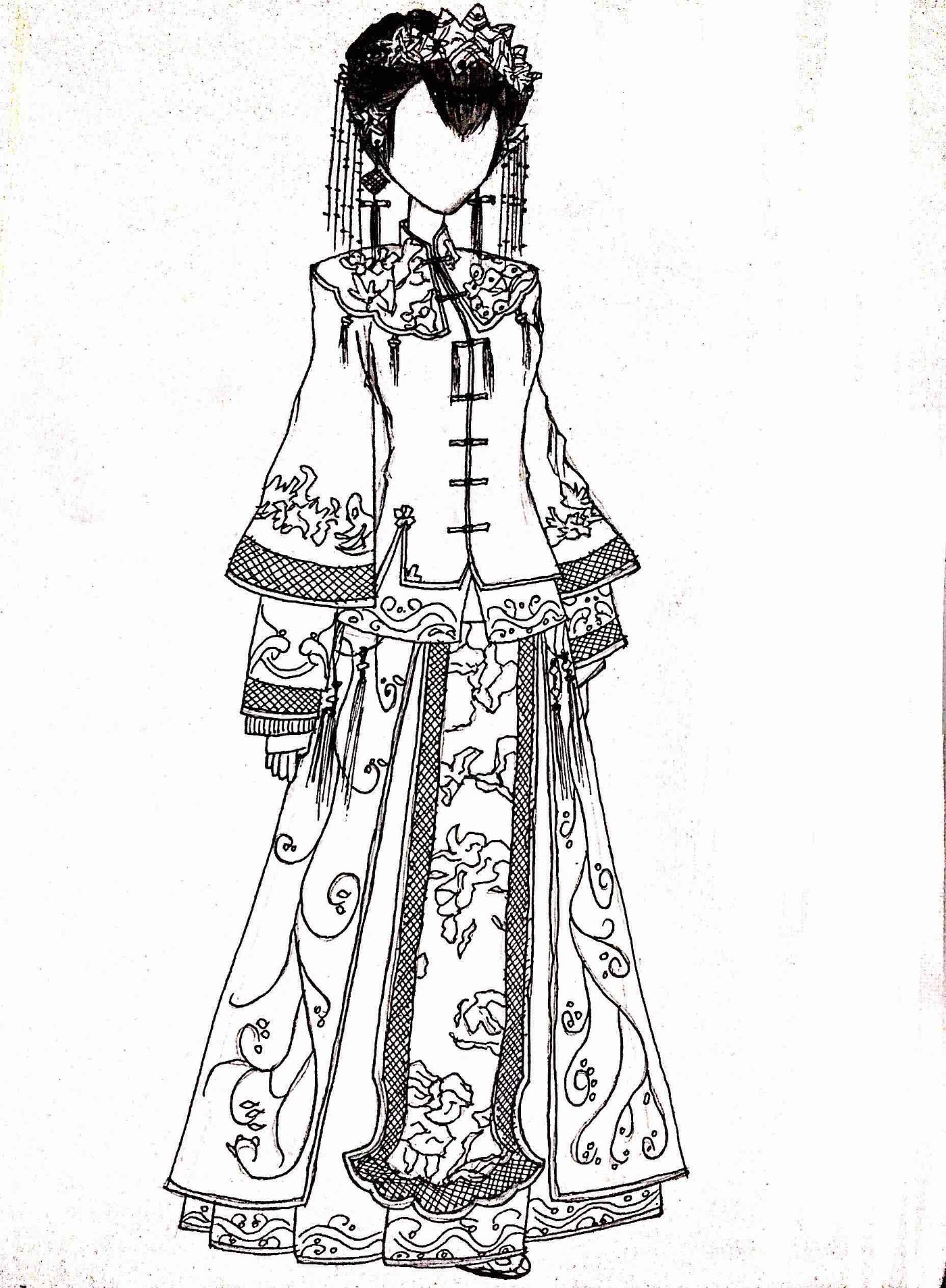 clothing design，Lan Yu，manuscript，