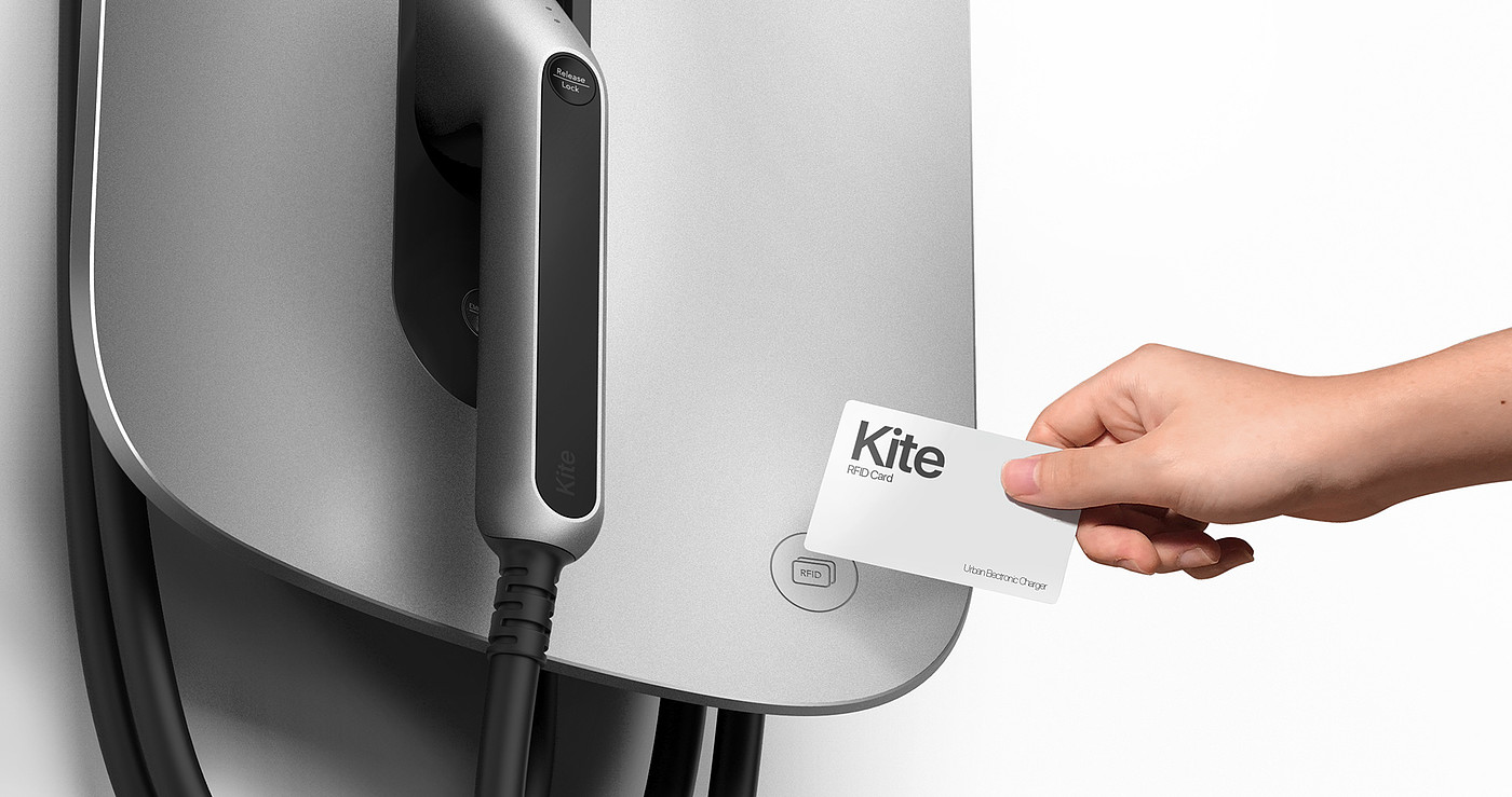 grey，KITE EV1，Household EV charger，