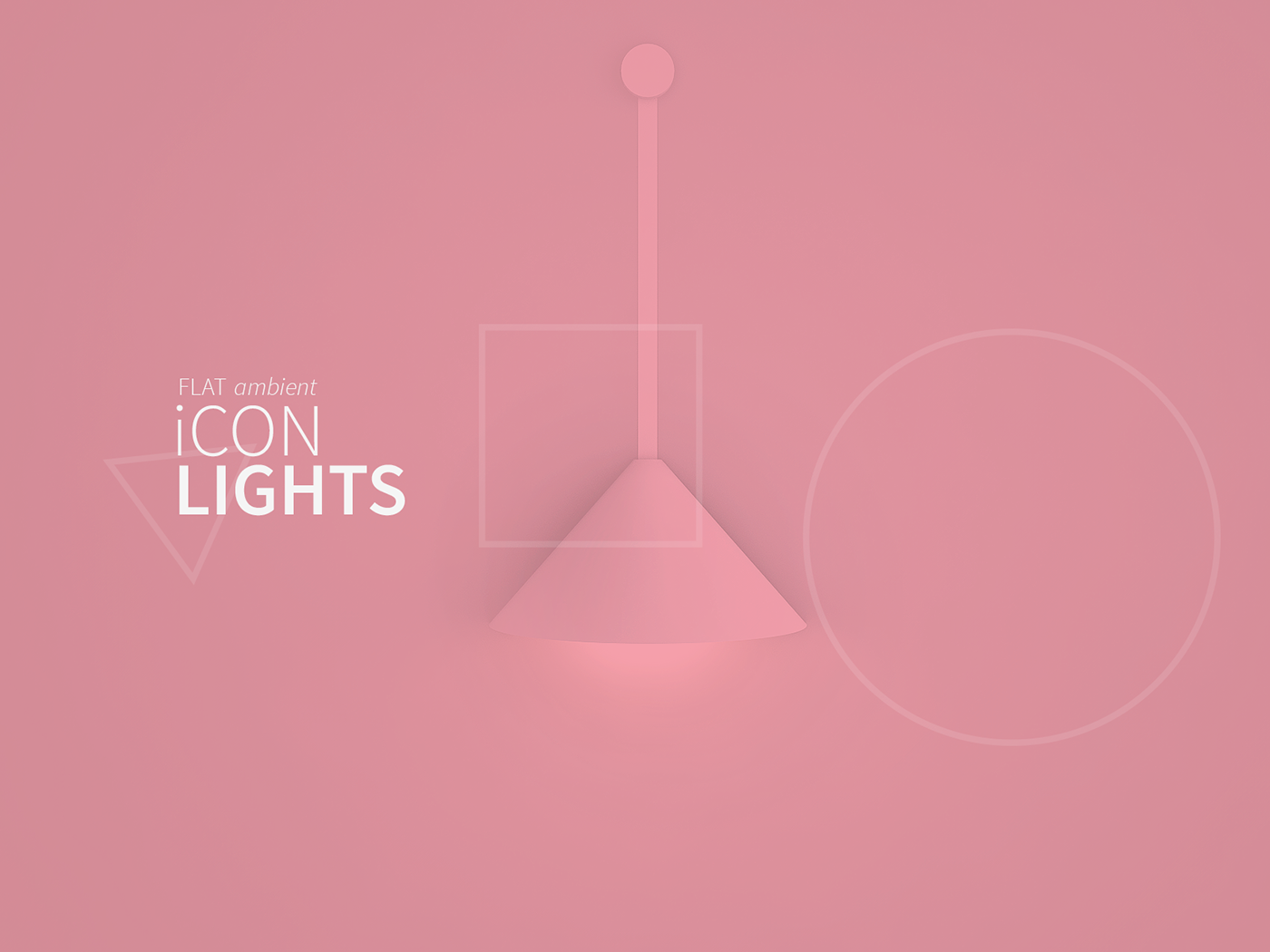 Lamp design，Minimalist，icon，
