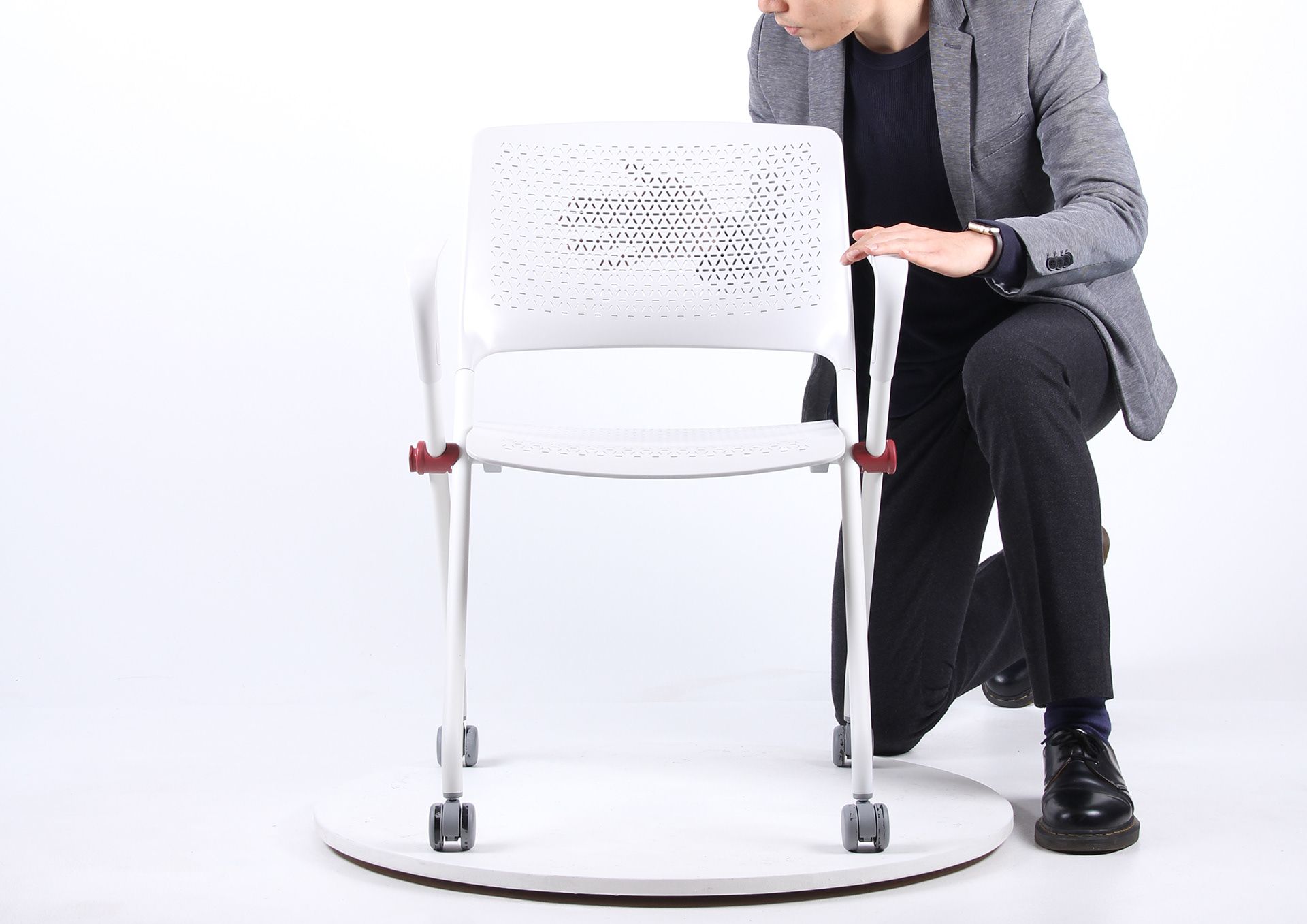 POLY，Office chair，Plastic，