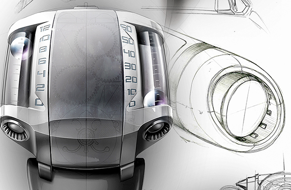 Magnetic levitation to show，Tourbillon operation，Titanium metal，Mechanical sense，