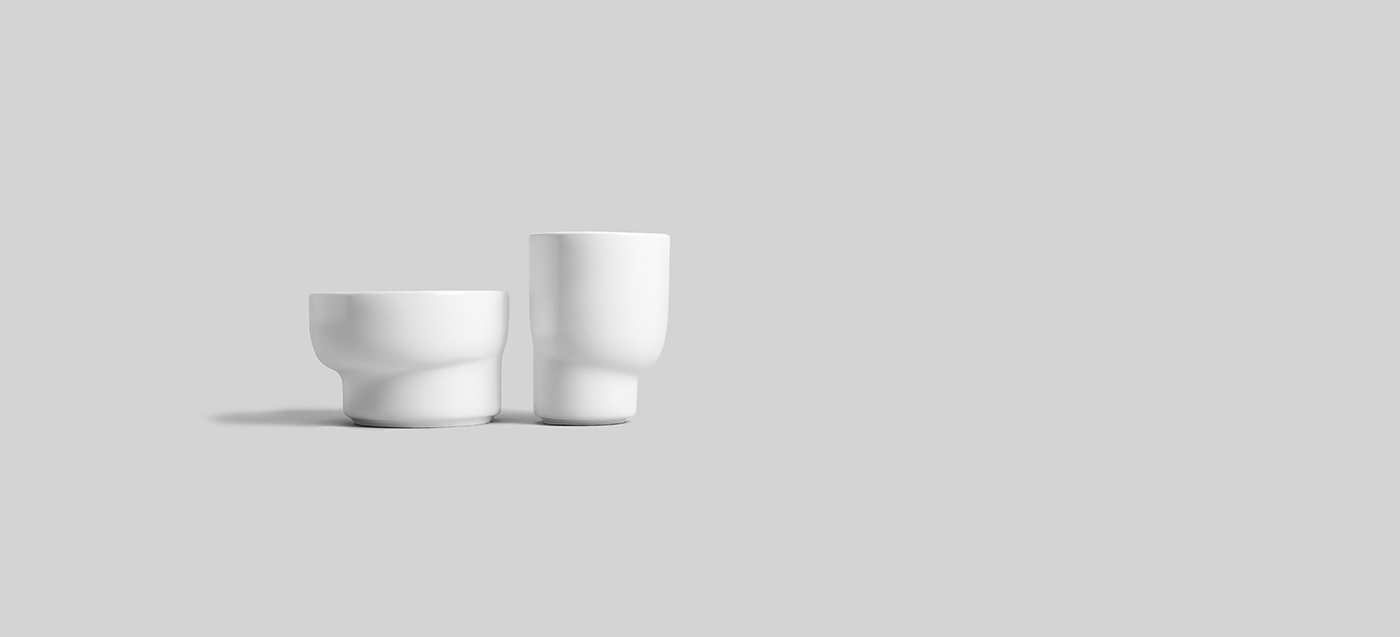 OTHR，3D printing porcelain，Water cup，GLITCH，