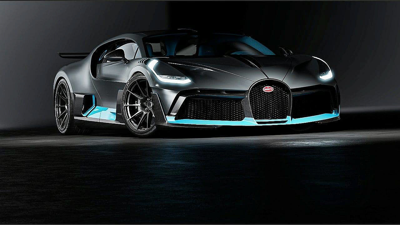 3d设计，汽车，布加迪，Bugatti Divo，