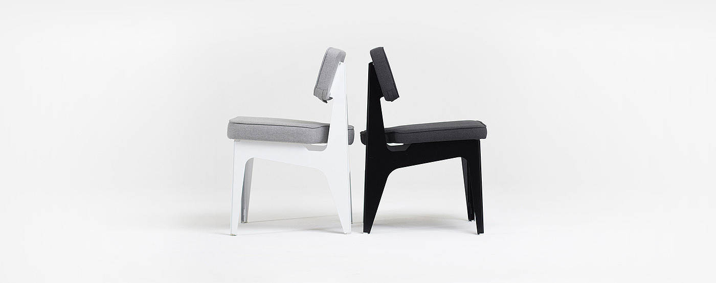 Cushion，Screw，Sheet metal，grey，white，black，chair，OULA Chair，