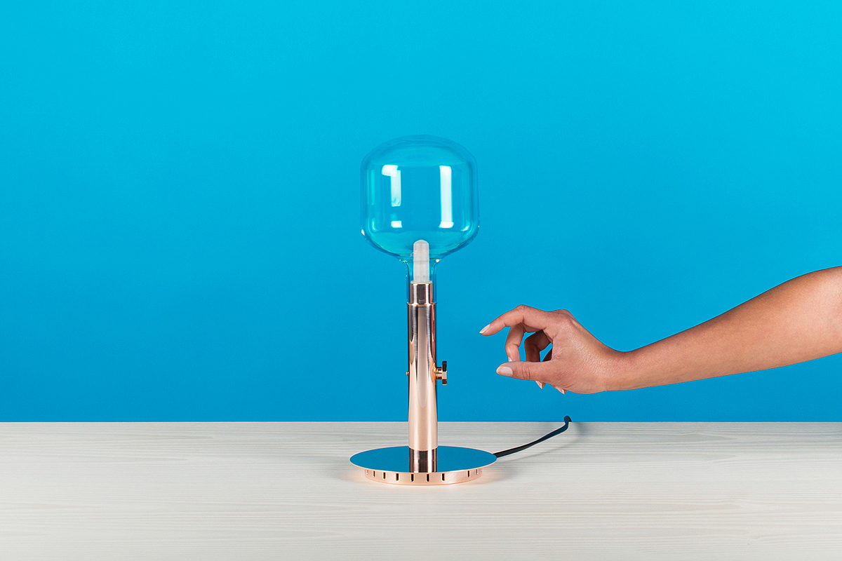 Limited edition，LED lamp，brass，Glass，nylon，