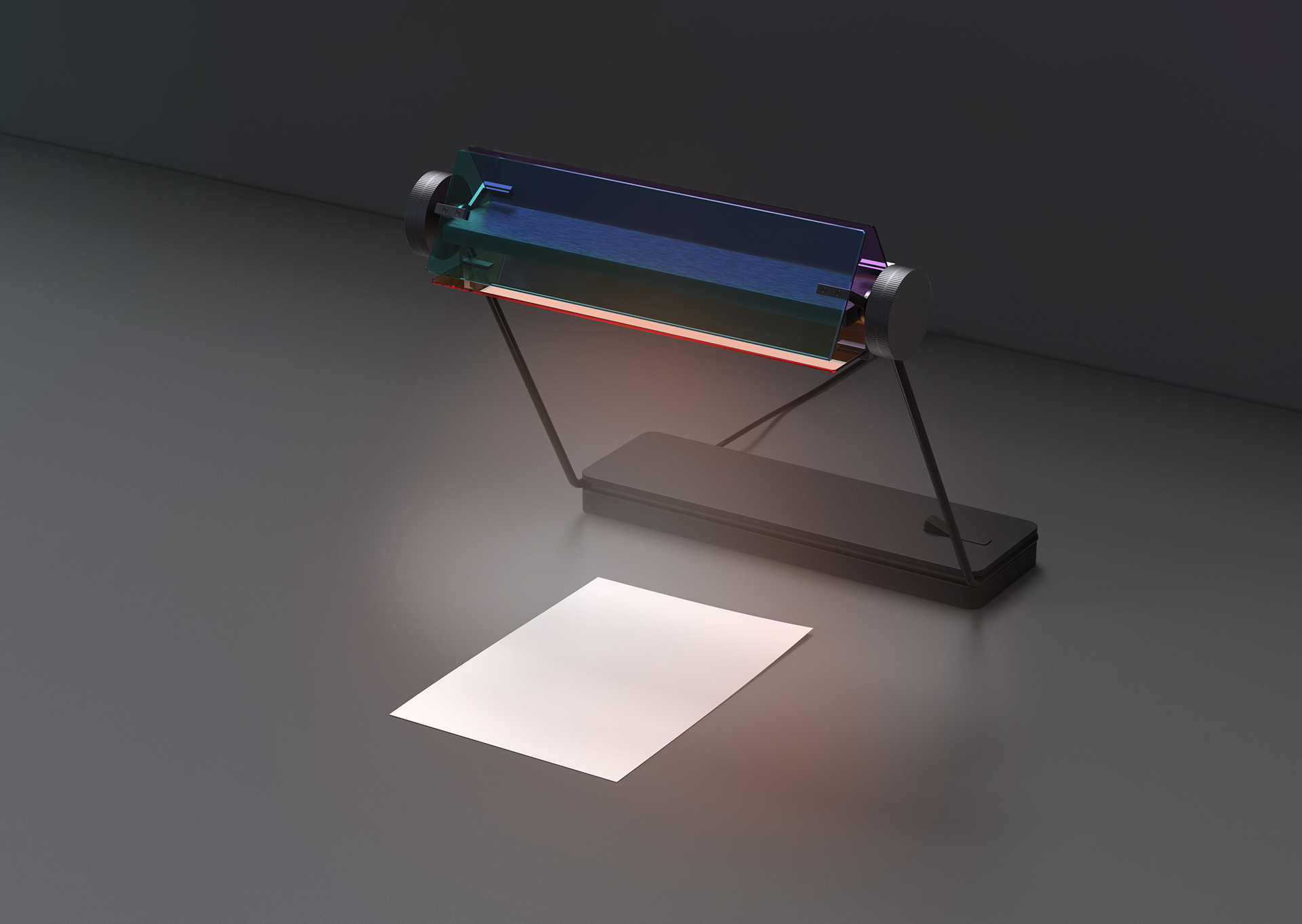 product design，Glass，Desk lamp，