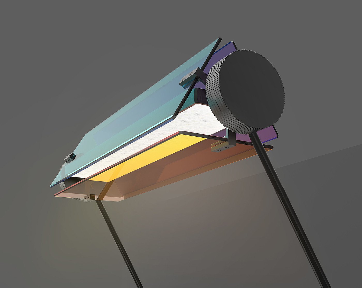 product design，Glass，Desk lamp，