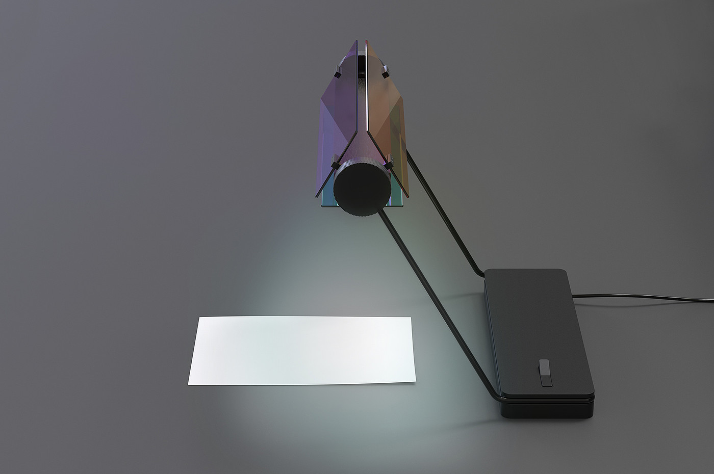 product design，Glass，Desk lamp，