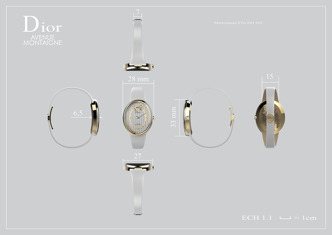 Dior，手表，时尚，