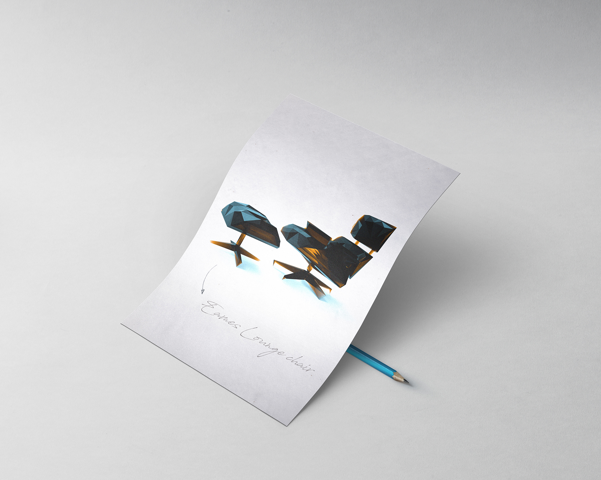 Hand drawn，chair，industrial design，